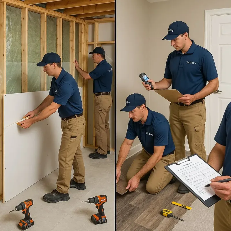 Repairs and Reconstruction process in North Providence, RI